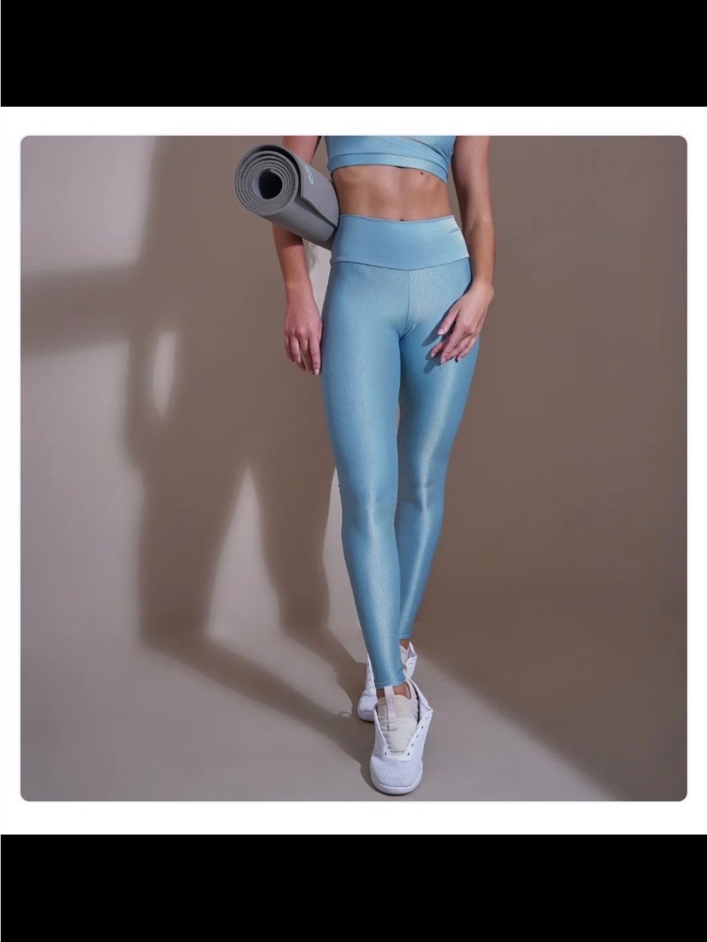 High-Rise Sky Blue Sculpting Leggings